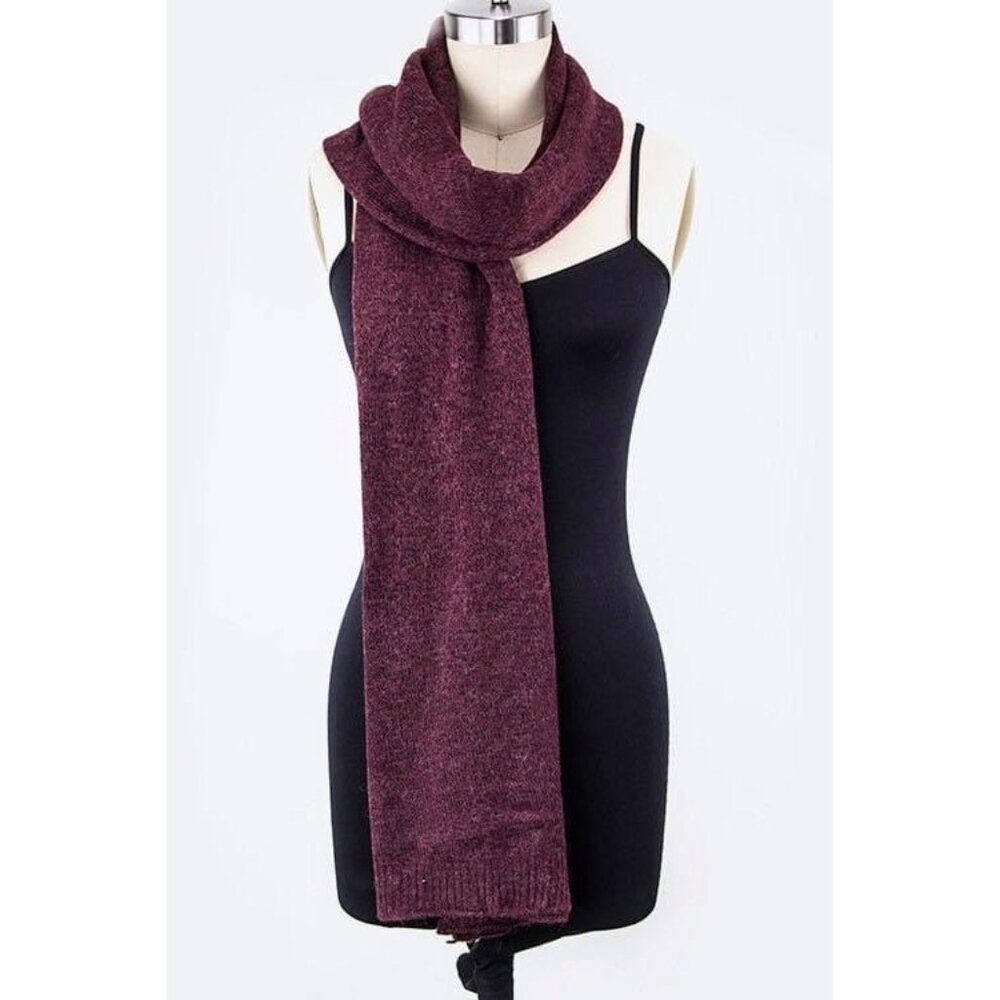 NWT Boutique Beige Cozy Long Knit Scarf - Picture 7 of 9